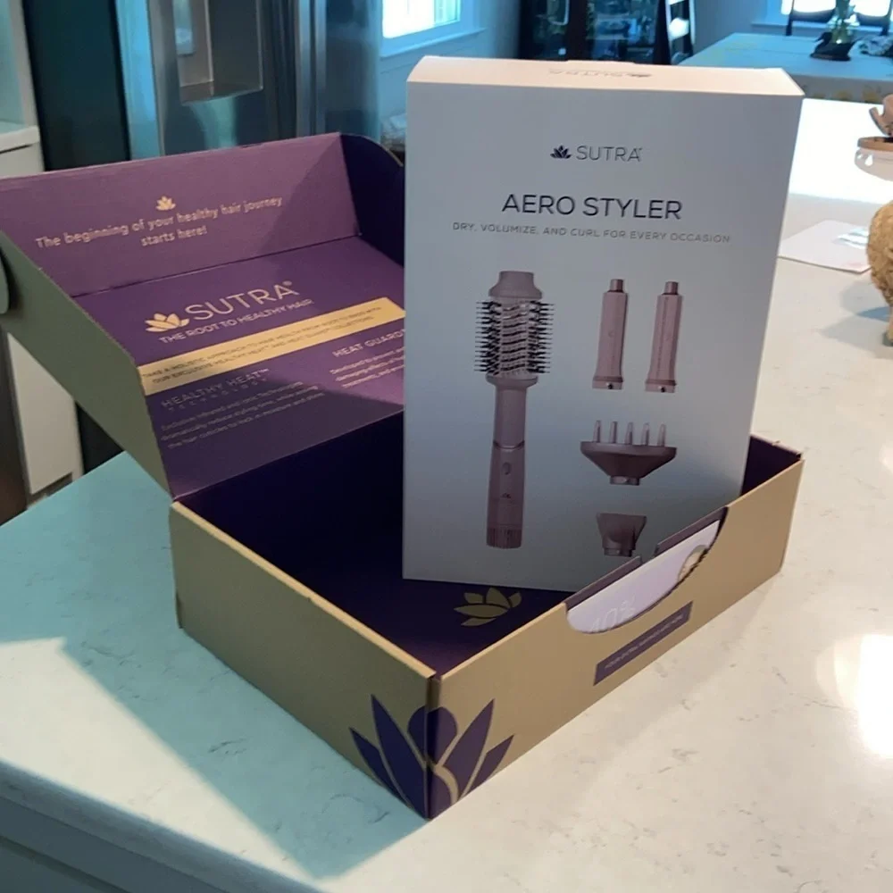 Sutra Aero Styler Hair Tool Set NEW in Rose Gold